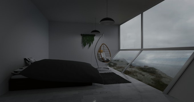 create and render an realistic interior design