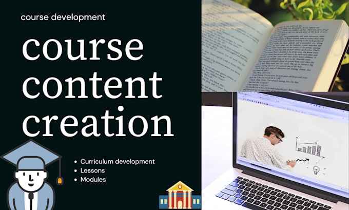 create modules course content and curriculum for online institute