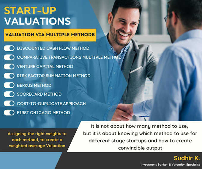 prepare enterprise valuation for startups