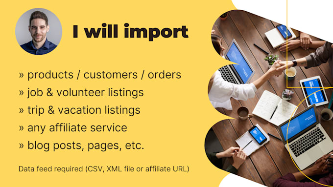 import products, listings or any custom post type into wordpress