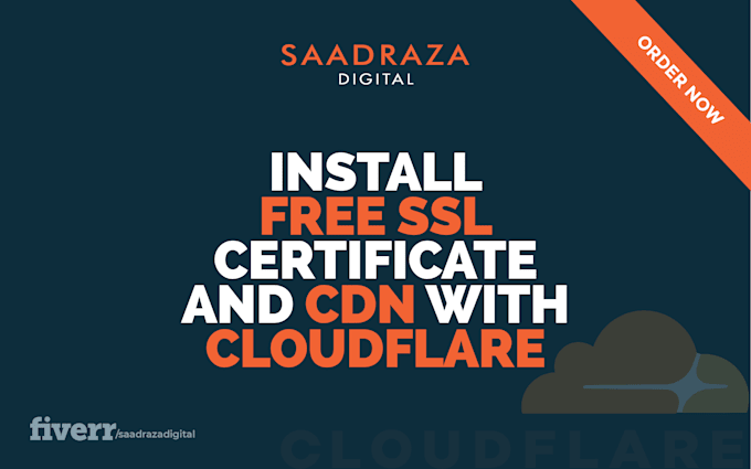 install free ssl certificate and CDN with cloudflare