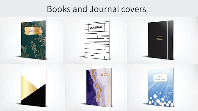 design amazon kdp and etsy book covers, journals, printables, planners, trackers