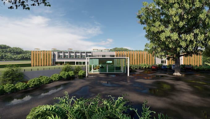 provide high quality architectural 3d rendering using lumion