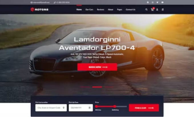 make a car rental wordpress website for your business