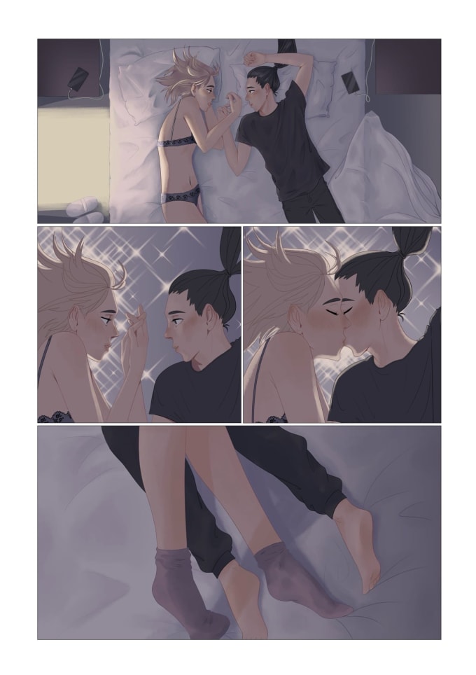 Create nsfw web comic by Senmoss Fiverr