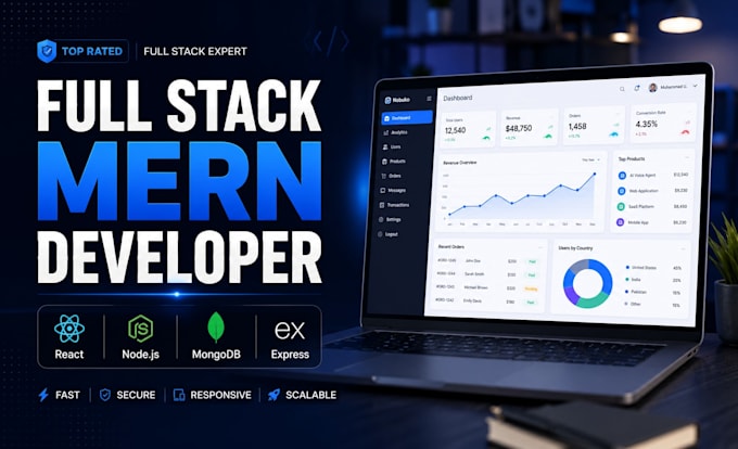 build a full stack laravel and mern web app