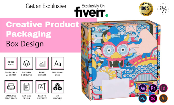 design custom packaging box and product packaging design