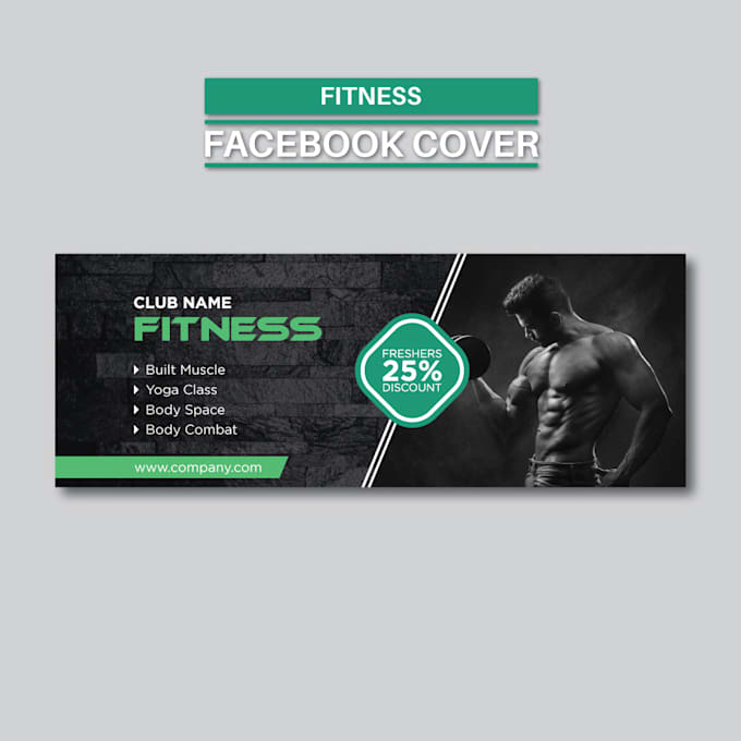 design a professional looking facebook cover image