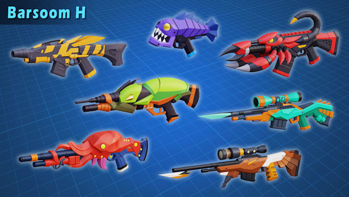 create 3d game assets for your game