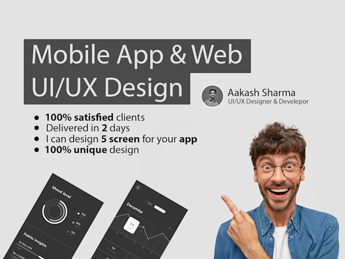 Create your mobile unique app ui ux design by Gsdreamo | Fiverr