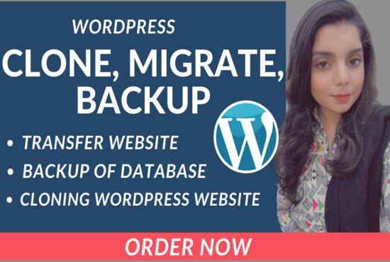 migrate, transfer, clone, backup wordpress website
