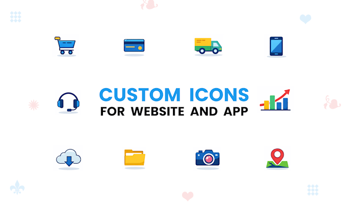 design custom icons for your mobile app or website