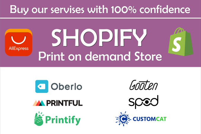Create print on demand shopify store, print on demand store by  Khurram_nisarr | Fiverr