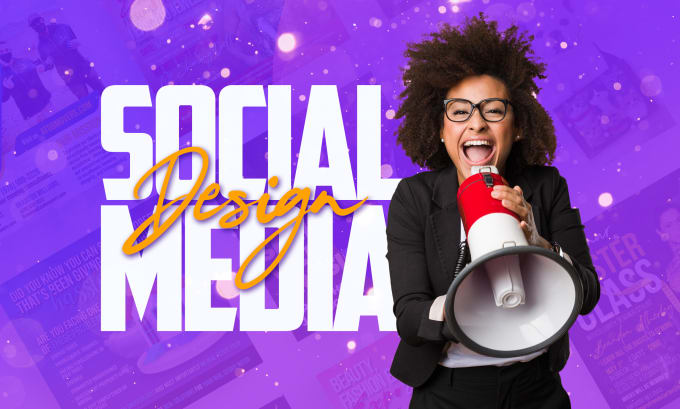 design outstanding, attractive social media posts, banners, and headers
