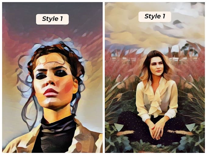 Turn your portrait into great digital painting by Lazzycat Fiverr