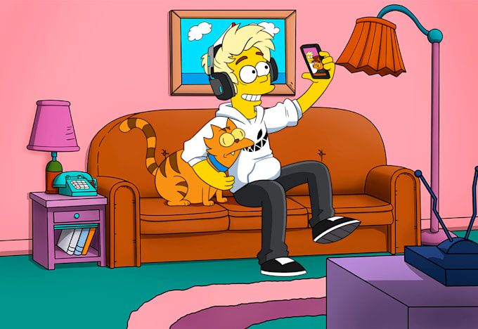 draw you like a funny yellow character