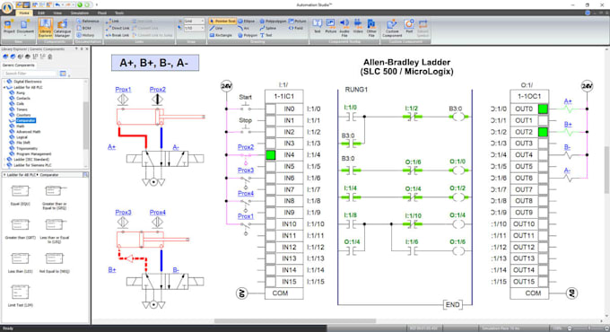 Program plc, simulate and automate the plc ladder logic by Moiz1452 ...