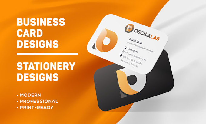 design print ready business card