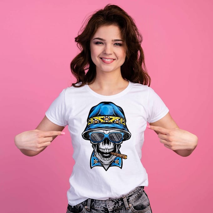 design bespoke doodle illustration for t shirt