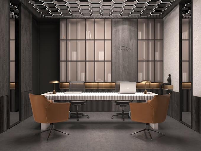 do design and photorealistic rendering of your office