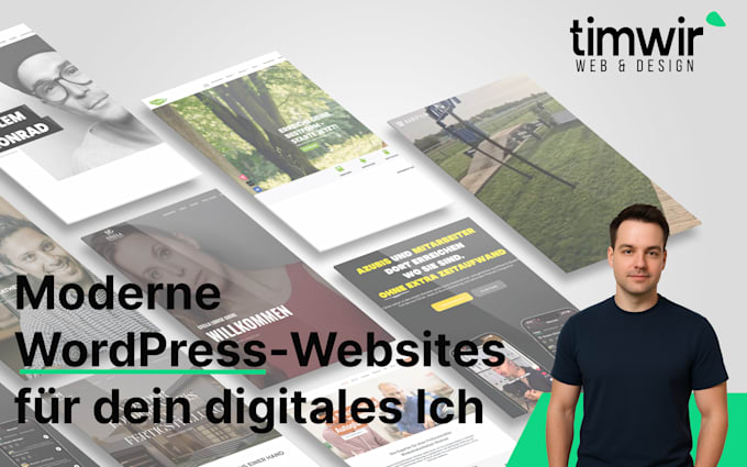 create your website with wordpress german support