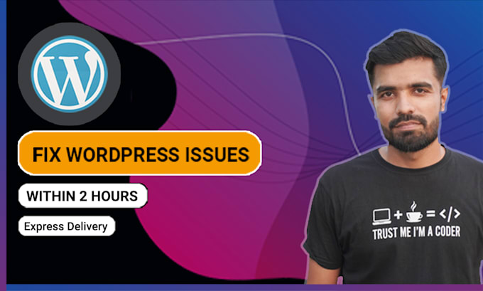 fix wordpress issues, errors, bugs, or problems