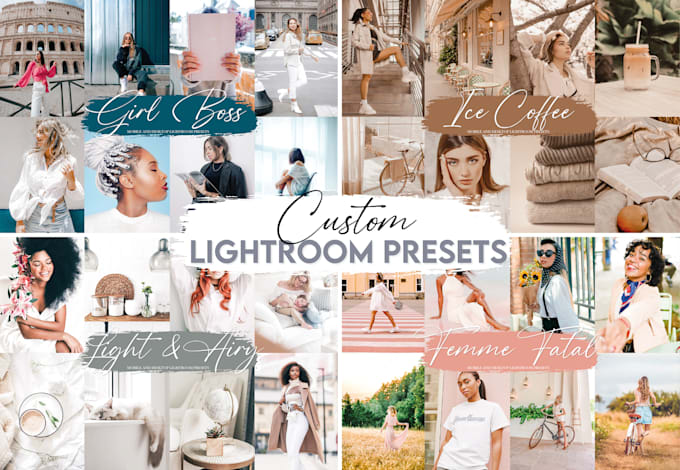 create a custom lightroom preset pack for you to resell