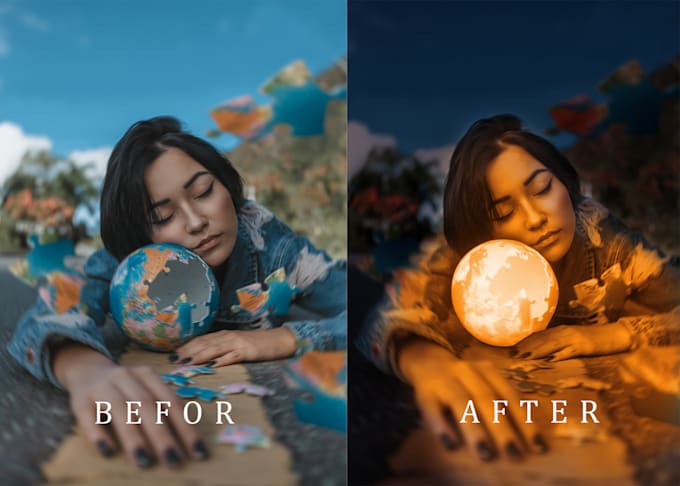 do professional photo manipulation on one image