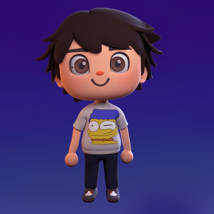 Model, texture, rig and render your animal crossing villager by ...