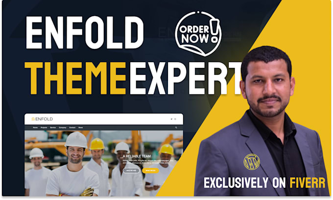 design elgant business website using enfold theme advance layout builder
