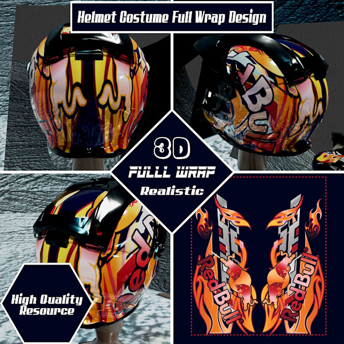 design helmet motor cycle and racing helmet