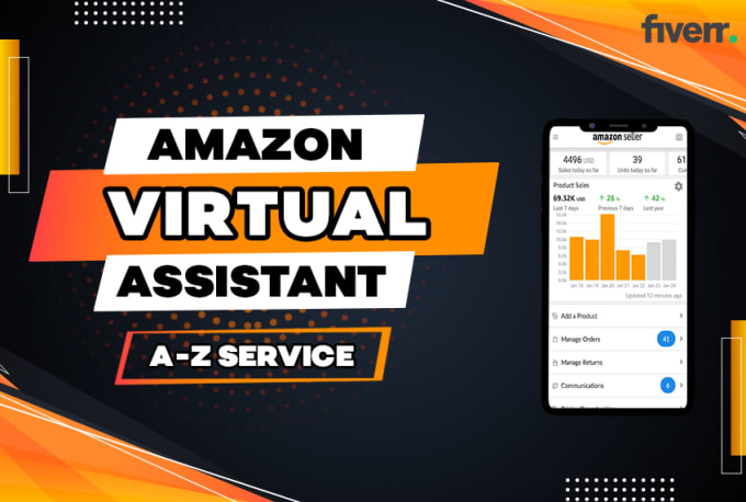 Be your amazon virtual assistant, expert amazon fba virtual assistant
