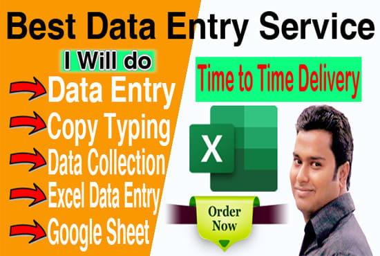 do data entry, copy data from website in excel sheet