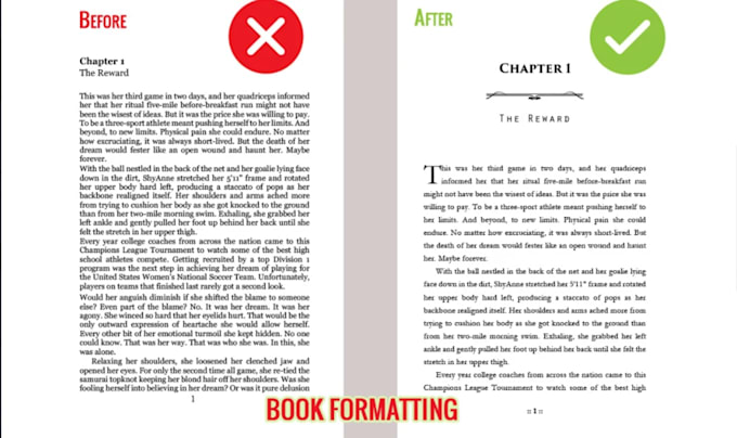 do book formatting for amazon KDP and paperback
