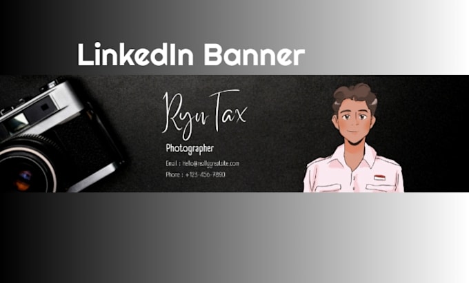 design a stylish linkedin banner, social media banner