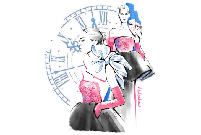 créer des illustrations de mode pour des accessoires et des vêtements