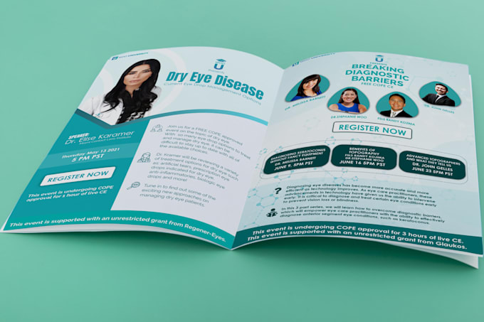 I will make creative brochures ebook and PDF documents