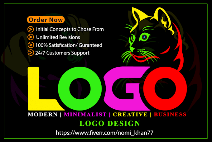 do modern minimalist creative business logo design