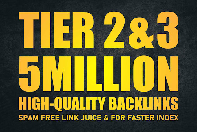 provide 5m HQ verified backlinks for higher ranking