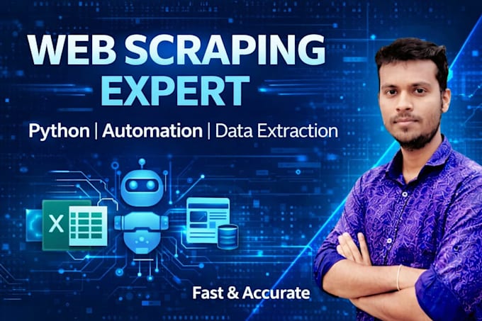 python web scraping, automation and bot development