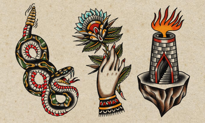 Style Guide Traditional Tattoos  Tattoodo