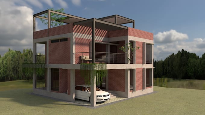 modern apartment interior exterior design