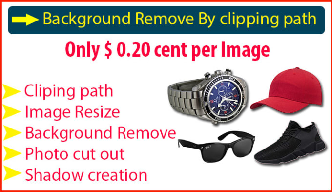 25 images clipping path and background remove only 5 dollar
