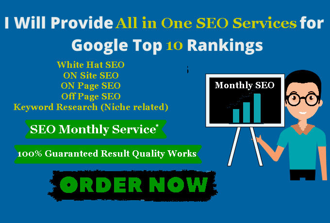 provide you all in one monthly SEO services