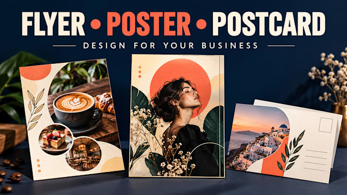 design professional flyer, poster or postcard for your business promotion
