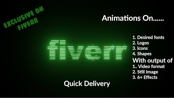 design best 3d text and logo animation 4k videos