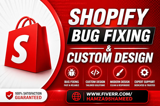 do shopify bug fixing