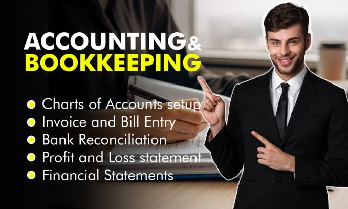 Hire a freelancer to do accounting and bookkeeping in quickbooks online with profit and loss
