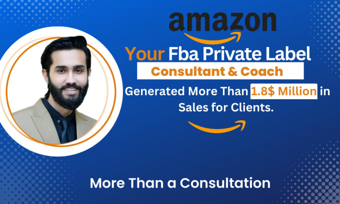 be your amazon fba consultant, business coach, mentor