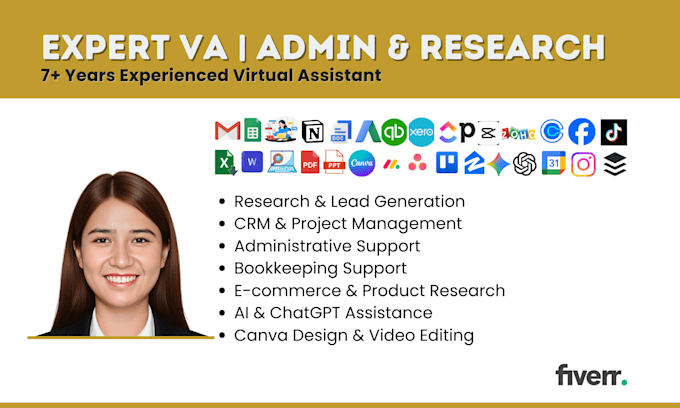 be your expert VA for general virtual assistance